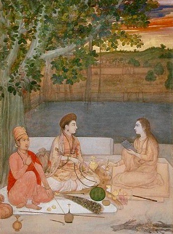 17th century painting showing Nath Sampradaya Yoginis (Ms Sarah Welch)
