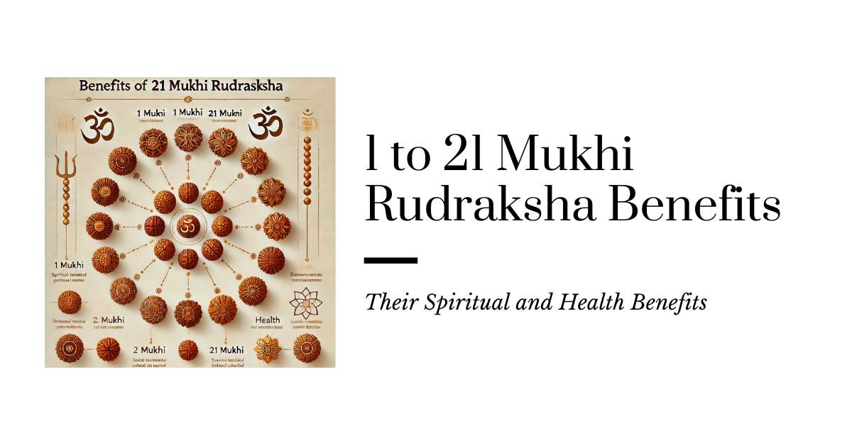 1 to 21 Mukhi Rudraksha Benefits: Their Spiritual and Health Benefits