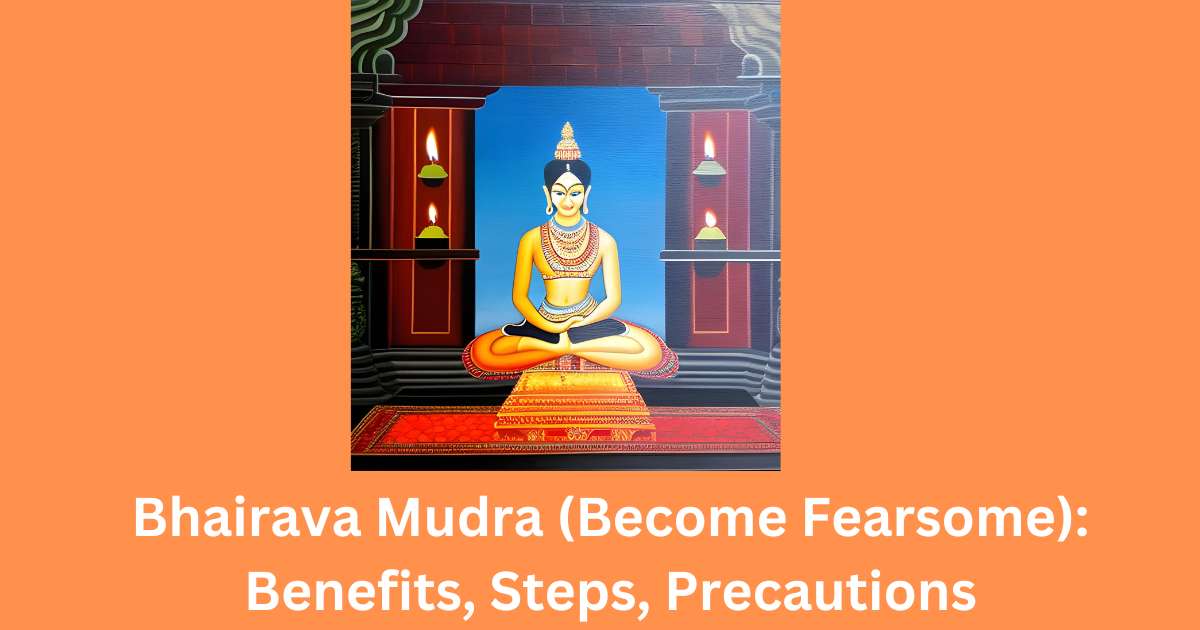 Bhairava-Mudra Pose Painitng